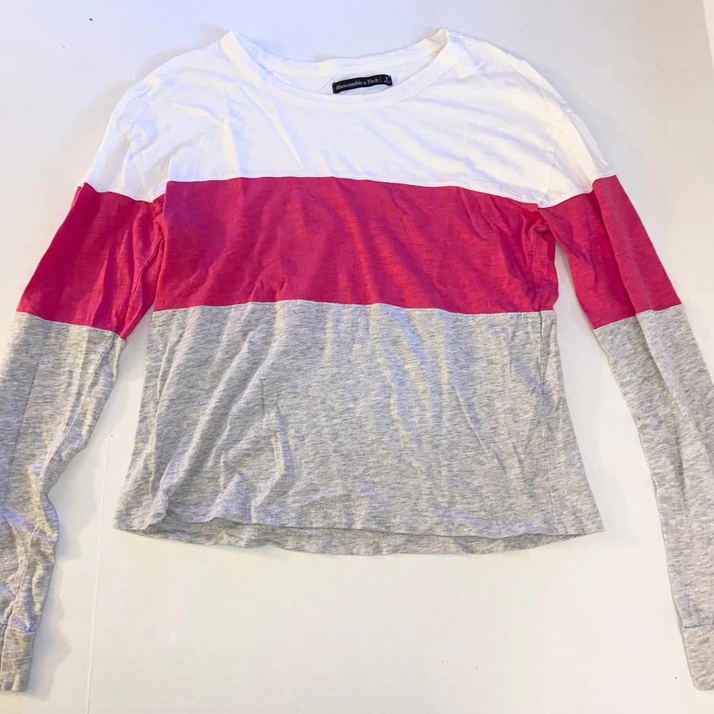 Abercrombie Long Sleeved Colorblock Crop top S
